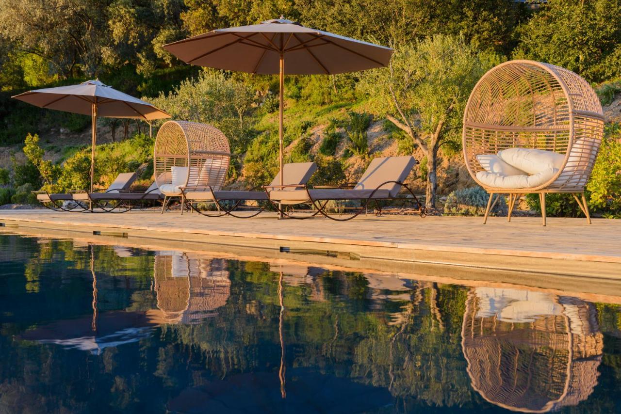 Terre De Maquis, Maison D'Hotes Vue Mer Corse Hotell Sari-D'orcino Exteriör bild