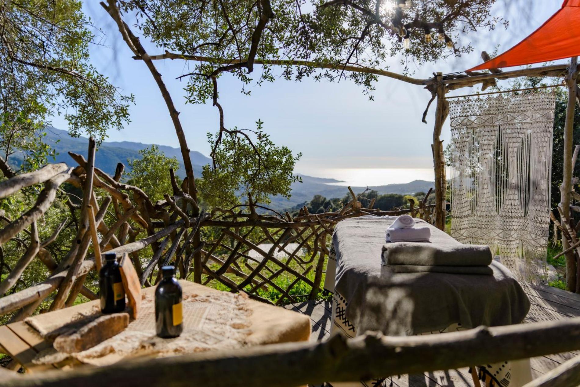 Terre De Maquis, Maison D'Hotes Vue Mer Corse Sari-D'orcino Exteriör bild