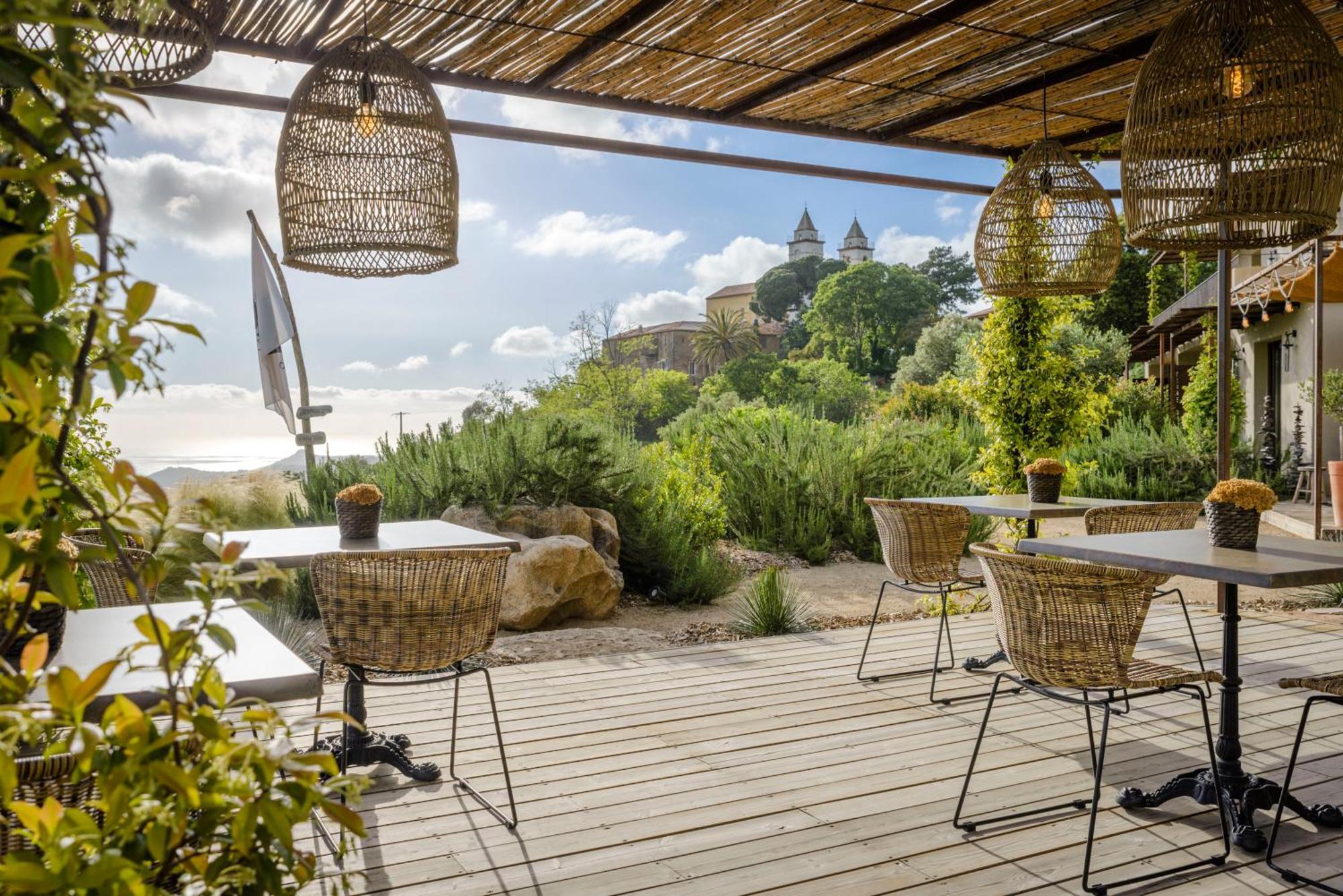 Terre De Maquis, Maison D'Hotes Vue Mer Corse Sari-D'orcino Exteriör bild