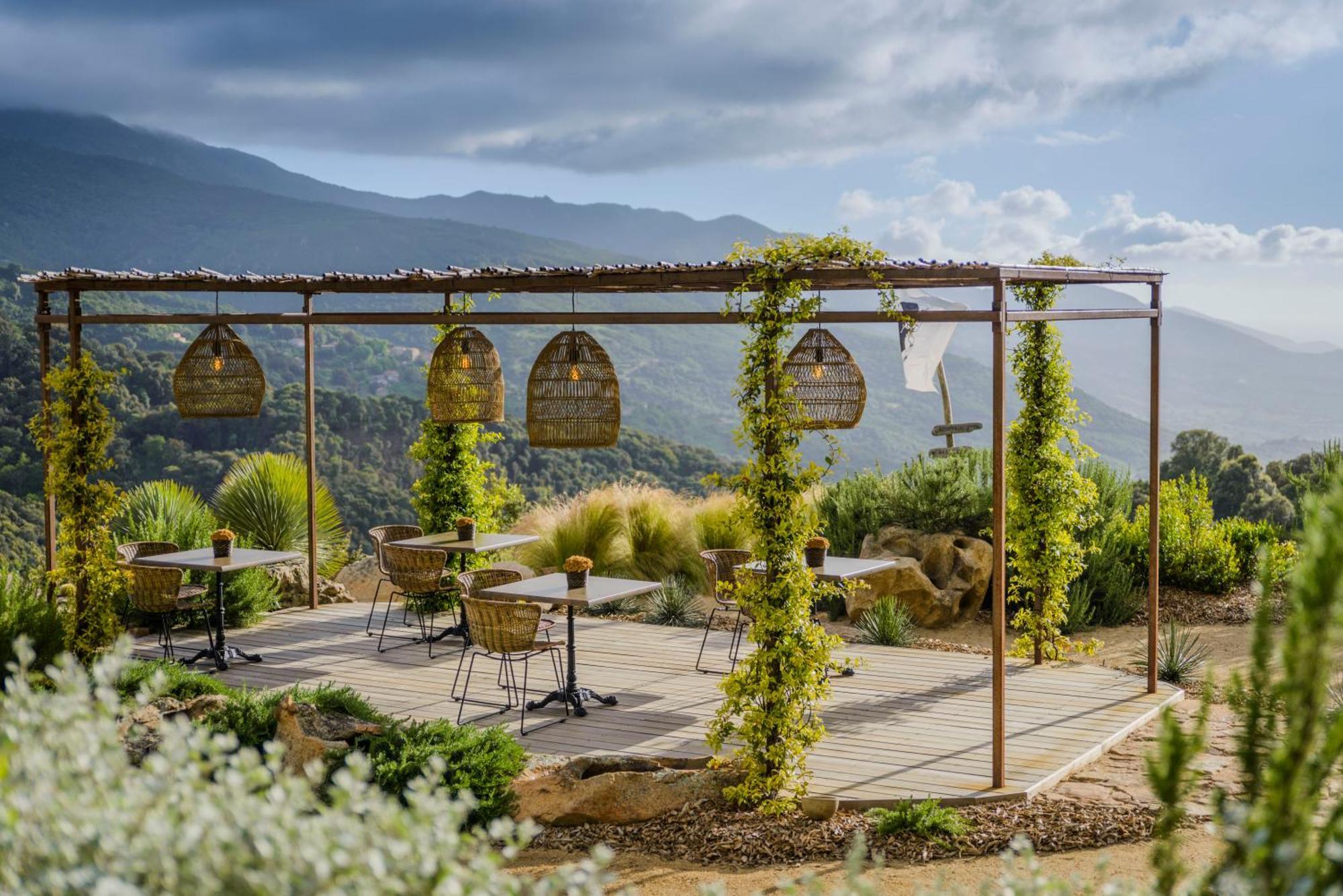 Terre De Maquis, Maison D'Hotes Vue Mer Corse Sari-D'orcino Exteriör bild