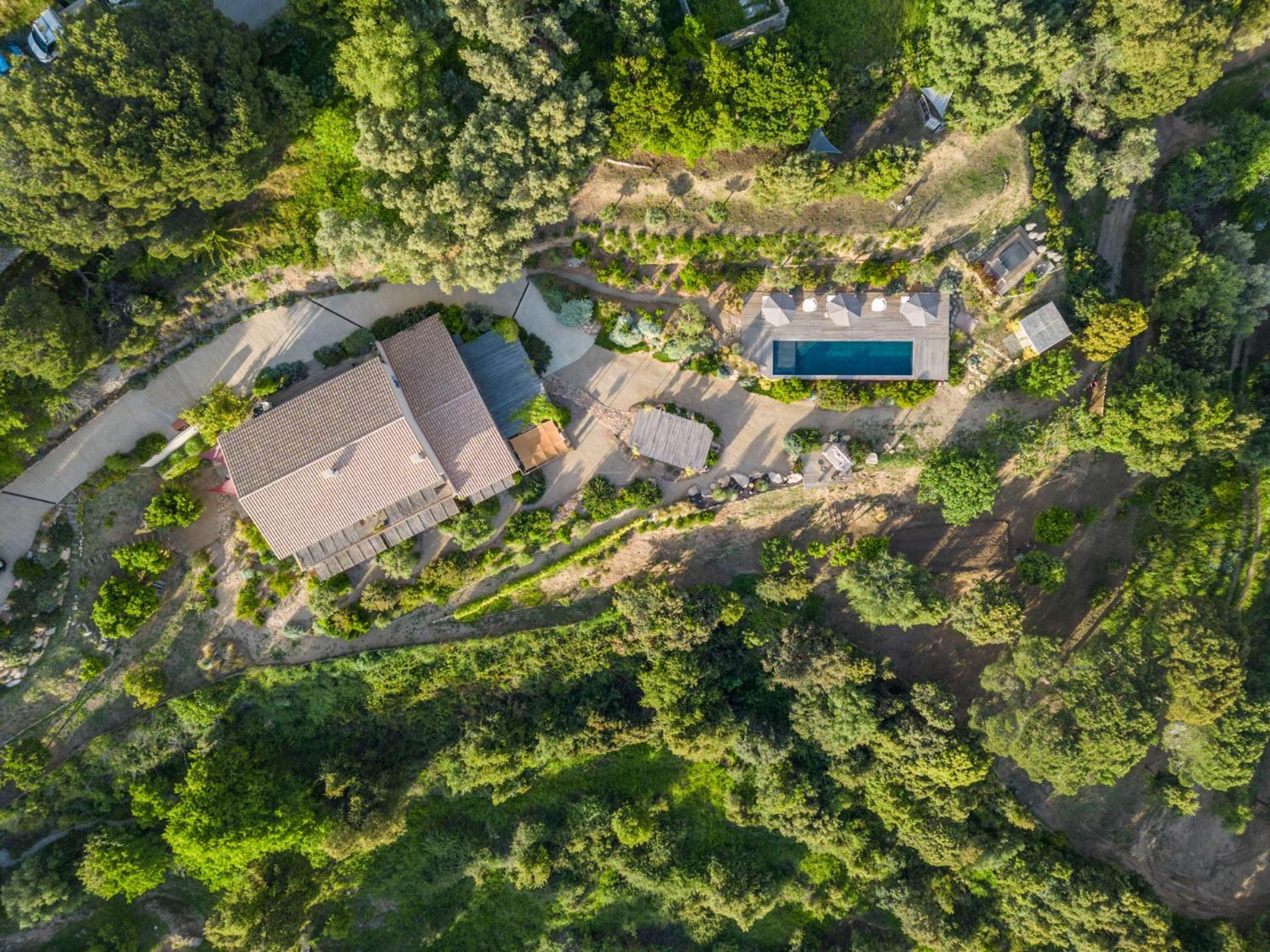 Terre De Maquis, Maison D'Hotes Vue Mer Corse Sari-D'orcino Exteriör bild